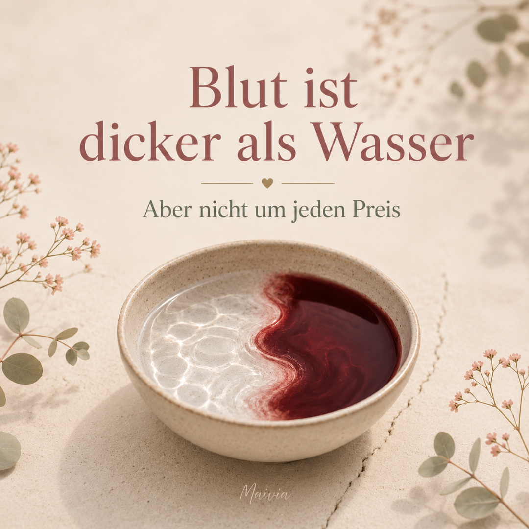 Blut ist dicker als Wasser
