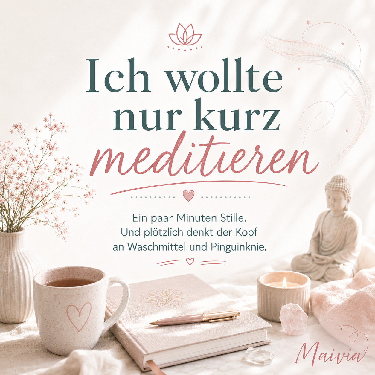 Ich wollte nur kurz meditieren